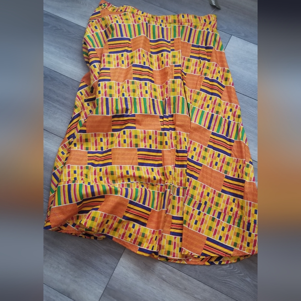 Womens Kente Wrap Skirt